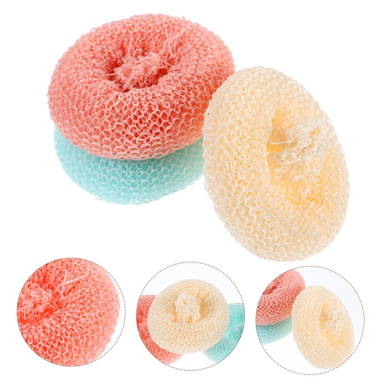 CHILDWEET 10pcs Scratch-Resistant Kitchen Dish Scrubbers Scouring Pads for Efficient