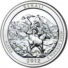 2012-P Denali National Park Quarter - Single Coin