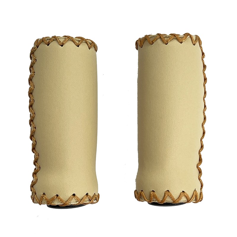 VLG-617-2A Velo Bicycle Grip [Barrel Shaped Grip] Beige 3.6 inches