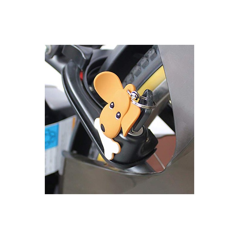 Ts Bike KC-DG-1BR Magnetic Built-in Bicycle Key Chain Color: Brown