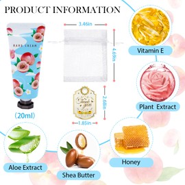 48 Pack Hand Cream for Women, Mini Hand Lotion Travel Size for Dry Cracked Hands, Hand Moisturizer Set for Christmas Gifts, Mother's Day, Teacher Appreciation and Bridesmaid Gifts