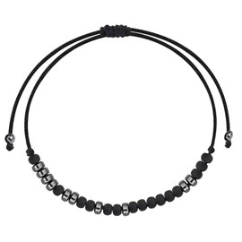 LQRI Bible Verse 1 Peter 5:7 Morse Code Bracelet Christianity Scripture Gift Religious Faith Gift Christian Jewelry (1 Peter 5:7)