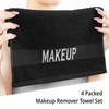 Cotton Paradise - Paquete de 4 toallas desmaquillantes 100% algodón,