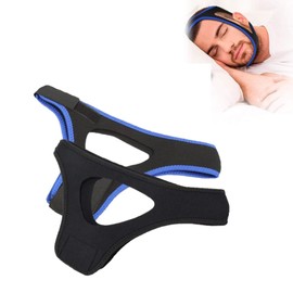 Veralabs Airflow Jaw Strap, Air Flow Jaw Strap, Airflow Jaw Strap Veralabs, Breathable Snoring Chin Strap, Anti Snoring Chin Strap, Airflow Jaw Strap for Sleep Apnea Veralabs (Blue + Black)