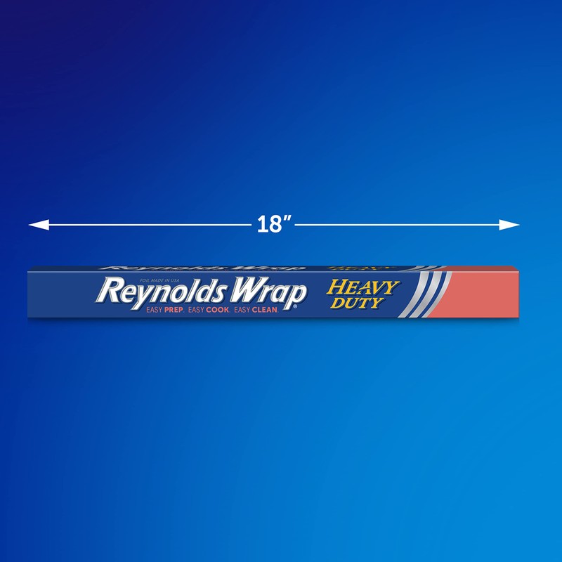 Reynolds Wrap Heavy Duty Aluminum Foil, 18 Inch Width, 75