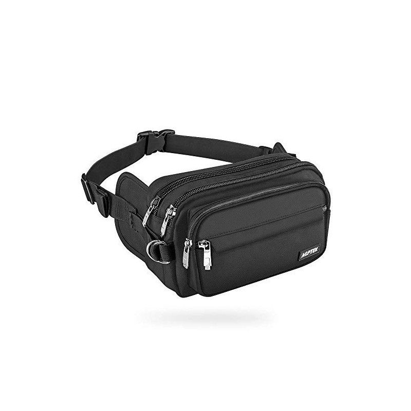 AGPTEK Riñonera para deportes al aire libre, para correr, con