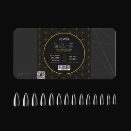 APRÉS Gel X Nail Tips Sculpted Stiletto Medium 280Oz Salon Quality Easy Removal