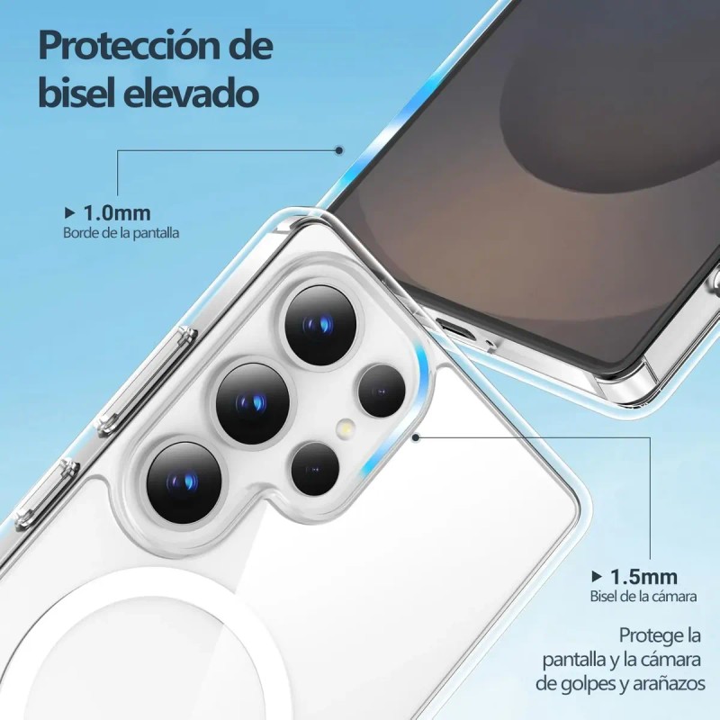 Funda Magnético Para S26 Ultra +mica Pantalla Mica Cámara Hd