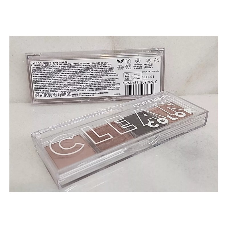 2 COVERGIRL Clean Fresh Clean Color #232 Cool Berry