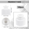 OLYCRAFT 100Pcs 28/410 White Plastic Push Pull Replacement Caps 28mm