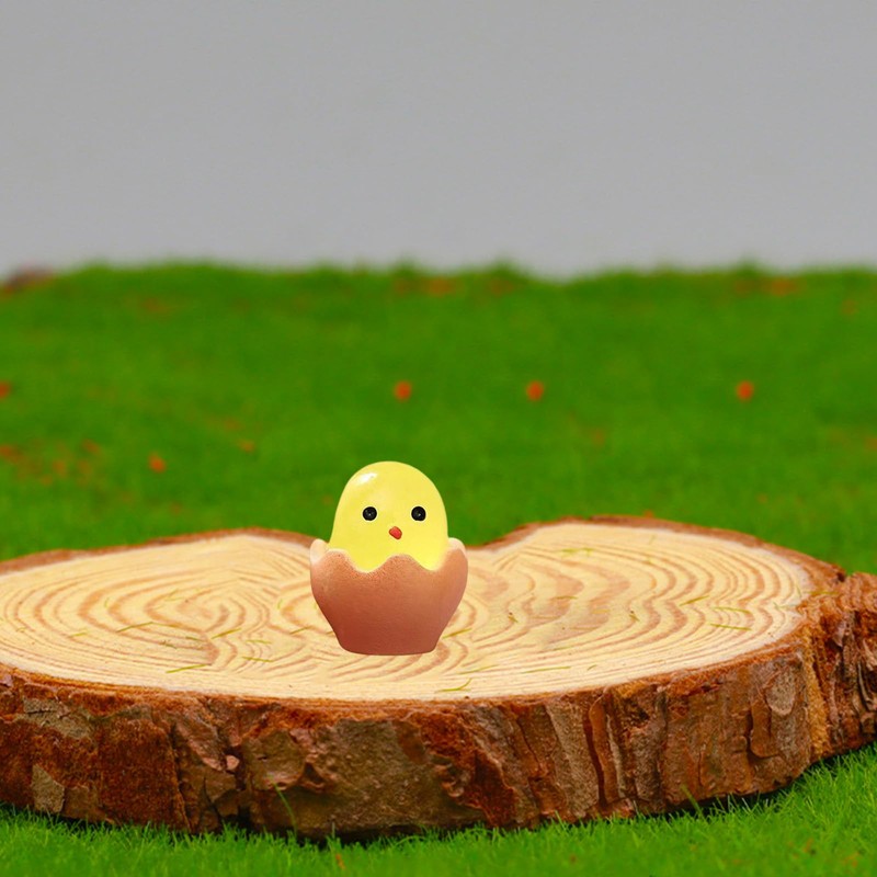 DWUENT 1pcs Easter Hatching Egg Toys - Yellow Mini Chicks