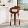 Christopher Knight Home Clyo Barstool, Cognac Brown + Chrome +