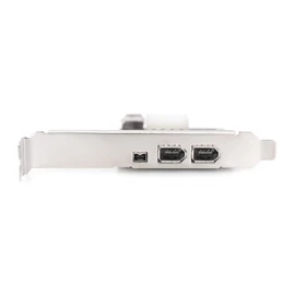 Digitus Internal IEEE 1394/Firewire interface cards/adapter - Digitus DIGITUS, PCIe, IEEE 1394/Firewire, Black, Metallic, 0.4 Gbit/s, Windows 10,Windows 10 Education,Windows 10 Education x64,Windows