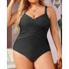 Tempt Me Plus Size One Piece Swimsuits for Women Tummy