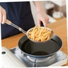 LABRIMP Stainless Steel Skimmer Spoon with Long Handle Strainer for