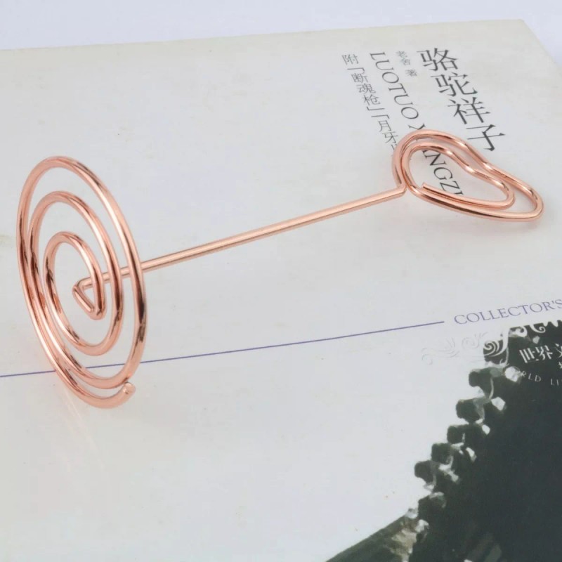 Francisco® 20 Piezas Titular Del Número Mesa Clips Para Tarjetas