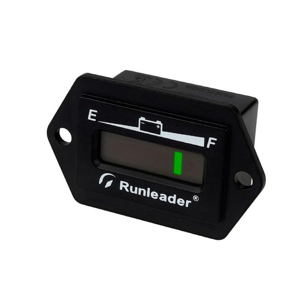 Runleader 48V Battery Fuel Gauge Meter,Battery Level Meter,Lead Acid Battery