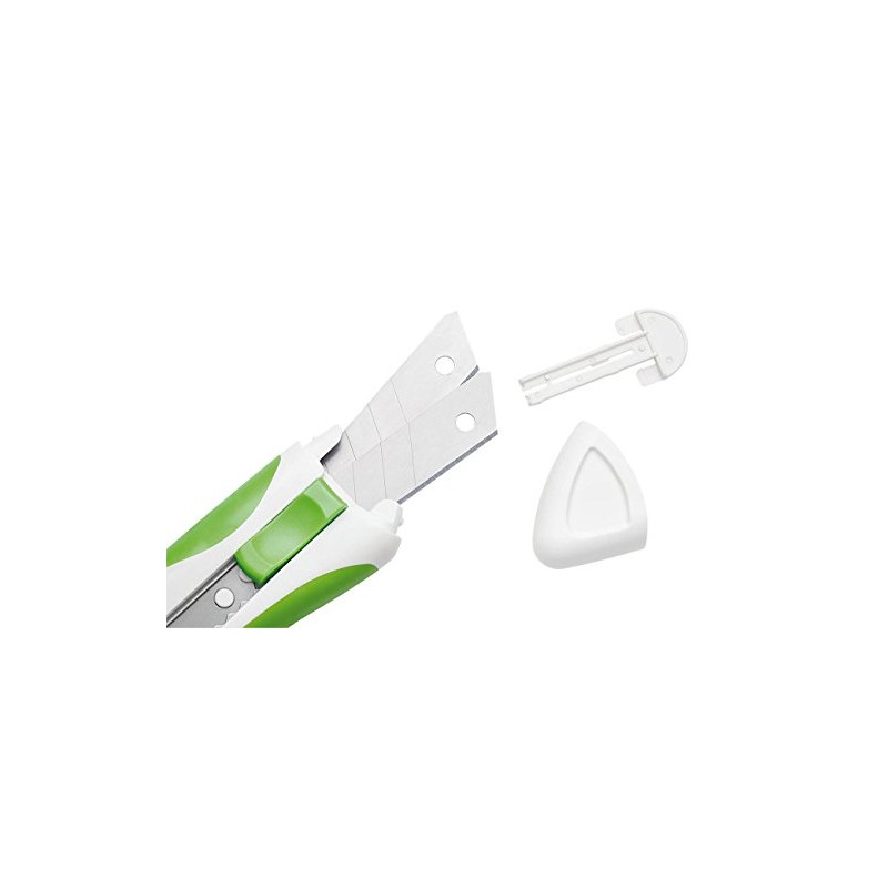 Wedo 78 92109 9 mm Comfortline Soft Cutter - White/Green