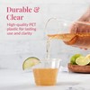 Prestee 50-Pack Clear Plastic Party Cups - 9 oz Clear