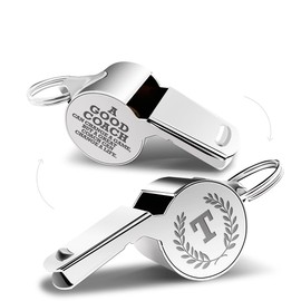 Letters Coach Gifts, Whistle for Coaches, Whistle Emergency, Thank You Coach Gifts, Coaches Whistle with Lanyard Cheer Coach Gift for Men Women Teachers Referees School Sports Coach Outdoor, Letter T