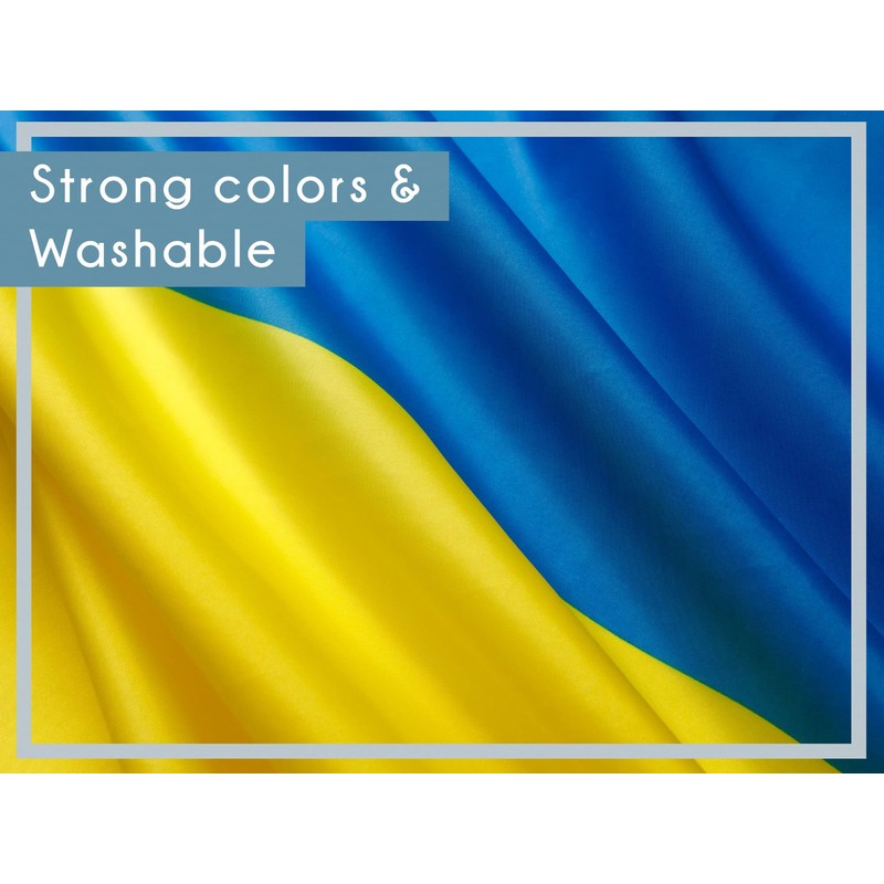 Aricona Ukraine Flag 90 x 150 cm, Ukrainian National Flag