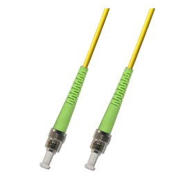 RiteAV 10M (32.8ft) OS2 ST/APC to ST/APC Fiber Optic Cable Simplex Singlemode 9/125