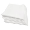 OnlyBee Men's 5/10/20 Large 36cm Square Handkerchiefs (White, Pack of