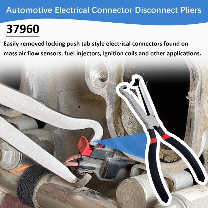 Upgraded 37960 Electrical Disconnect Pliers, 8in Automotive Tools Electrical Connector