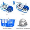Spin Mop Bucket System, 360 Spin Floor Cleaning Mop Bucket
