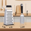 2 Pack, Cheese Box Grater & Handheld Cheese Grater Set,