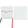 sourcing map TES1-12703 Semiconductor Refrigeration Tablets 15.8V 3A 25.5W Heatsink