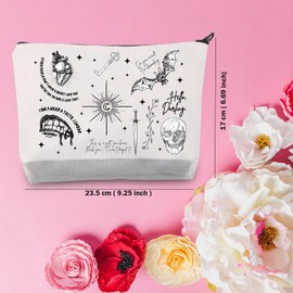 TSOTMO Game Merch Gift Astarion Game Inspired Zipper Pouch for Game Lovers Astarion High Elf Gift Astarion Bulders Gift BG3 Gift (Game Bat)