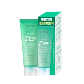 Deweytree Dewytree AC Control Deep Green Calming Clay Gel Pore Pack 100ml / 듀이트리 AC 컨트롤 딥 그린 카밍 클레이젤 모공팩 100ml