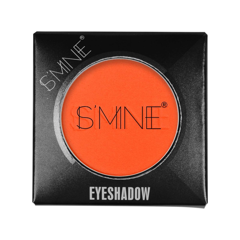 IS'MINE Single Orange Matte Eyeshadow Powder Palette High Pigment, Longwear,