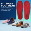 Wide Width Plush Fuzzy Insoles with Heel Lift & Shock