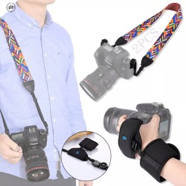 Dolores Correa Ajustable Neopreno Mano Hand Grip Cámara Slr/dslr Set