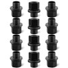 12PCS Two-Piece 19mm Sleeve Flanged Wheel Lug Nuts Fit Steel