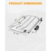 PBYMT Detachable Luggage Rack Two Up Air Wing Mounting Rack