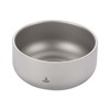 SILVERANT Titanium Double Walled Bowl Oatmeal Rice Soup Yogurt Doshware