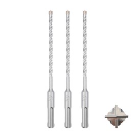 MOXPIFY 3-Piece SDS Plus Drill Bit 5 x 160 mm, Concrete Drill Bit with 4 Carbide Cutting Edges and Double Spiral for Concrete and Masonry