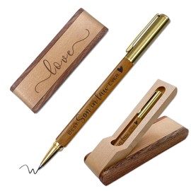 Son in Law Gifts Engraved Ballpoint Pen from New Dad, Mother in law, Son in Law Gift Ideas, Best Future Son in Law Birthday Gift, Wedding Gifts Ideas for Son-in-Law, Best Son-in-Law Ever Wood Pen Set