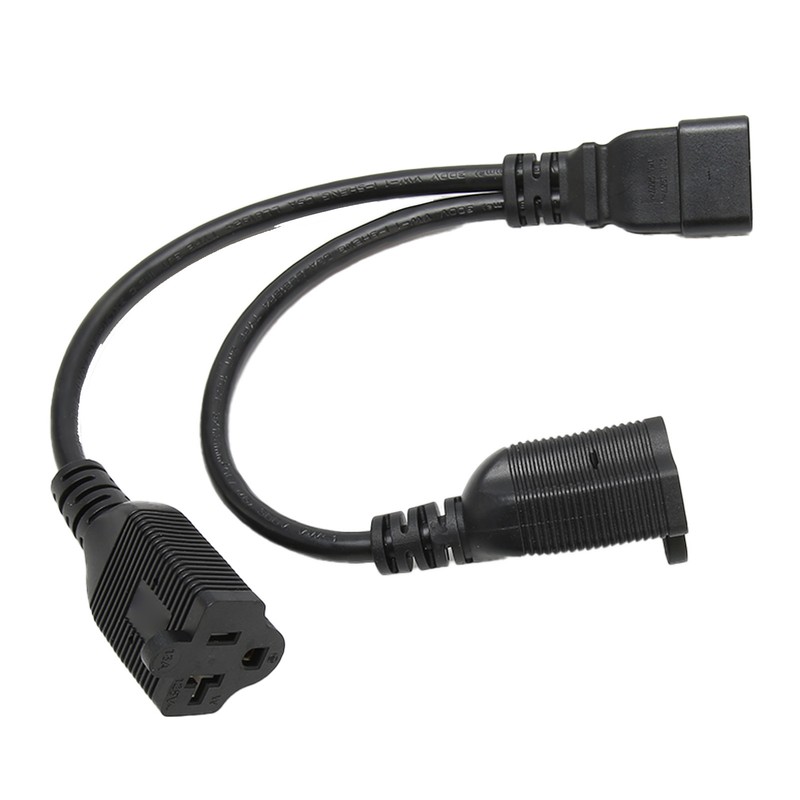 IEC320 C20 to 5 20R 5 20R Power Cord Universal