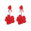 TTPSRY Earrings Women's Flower Drop Earrings Bohemian Large Earrings Long
