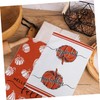 BIUDECO 2Pcs Autumn Pumpkin Kitchen Towels Absorbent Multi Function Washcloths