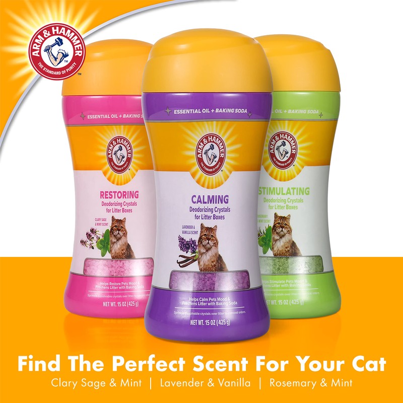 Arm & Hammer Cat Crystal Deodorizer for Kitty Litter Box