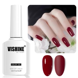 Vishine 16ml Gel Nail Polish Plum Color Gel Nail Polish Soak Off LED Gel Polish Nail Art Designs Manicure Salon DIY at Home Gift for Women Shade L359 Velvet Plum