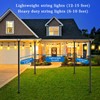 Beizelte 10FT String Light Poles 2 Pack,Metal Light Poles for