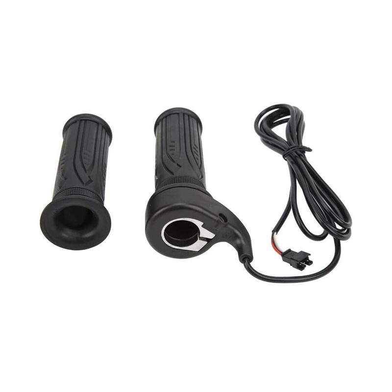 TDR E-Bike Twist Throttle 24V-72V Compatible, Black Rubber & ABS