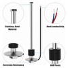 Geloo 240-33 ohms Marine Fuel Sending Unit, Stainless Steel, Black,