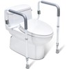 WeHwupe Toilet Safety Rails for Elderly Adults - Adjustable Bathroom